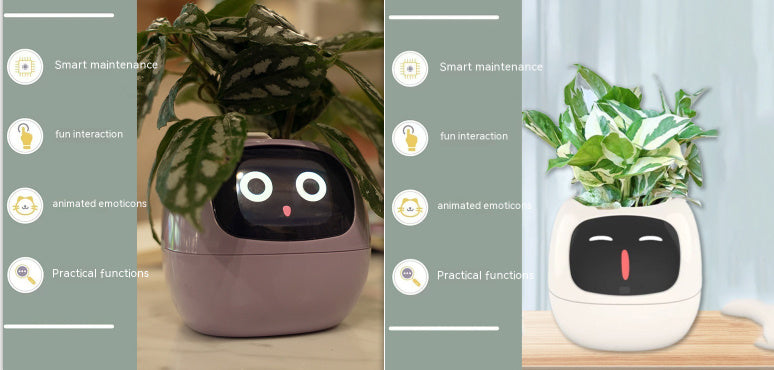 Smart Planter with AI | Fun Expressions & Easy Plant Care