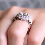 Fashion Ring Women's Micro-inlaid Full Diamond