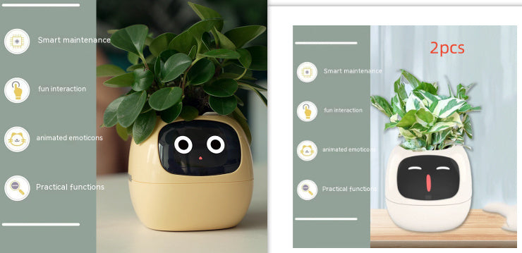 Smart Planter with AI | Fun Expressions & Easy Plant Care