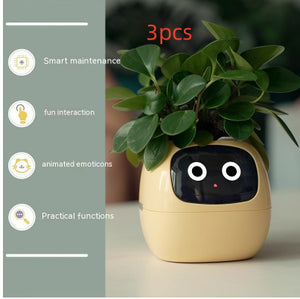 Smart Planter with AI | Fun Expressions & Easy Plant Care