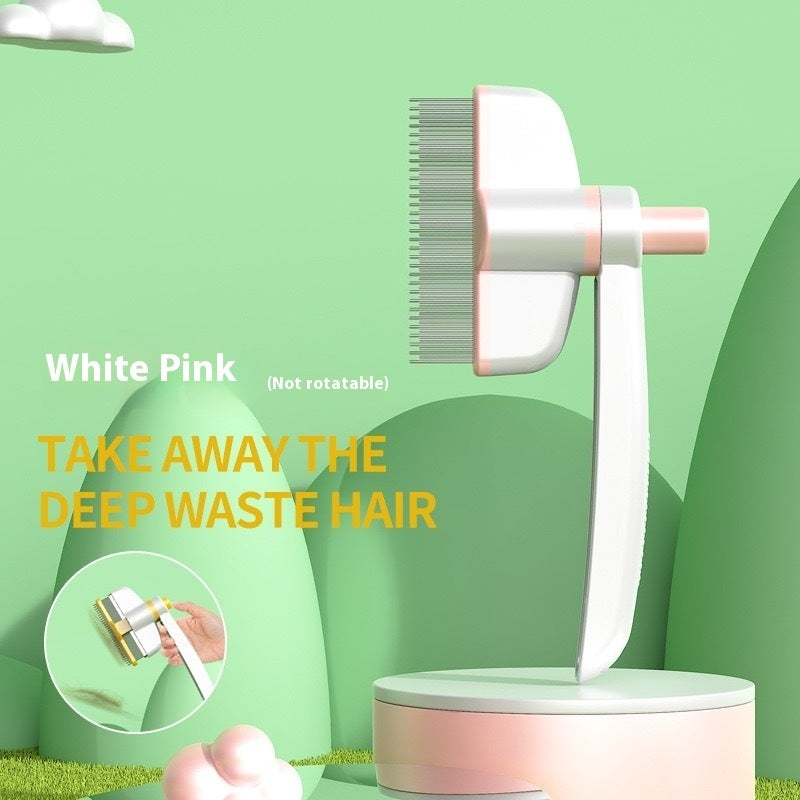 Self-Cleaning Cat Comb for Long Hair