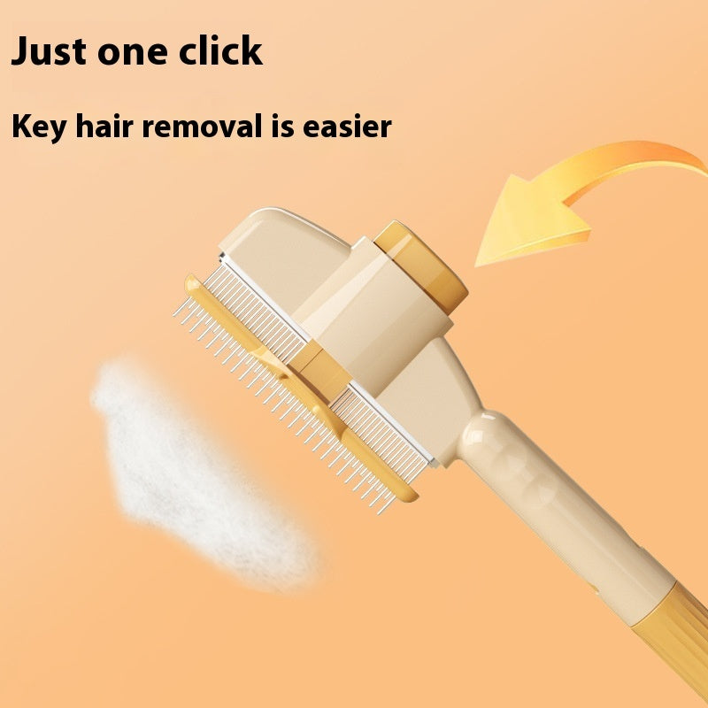 Professional Pet Comb | Easy Grooming with Release Button