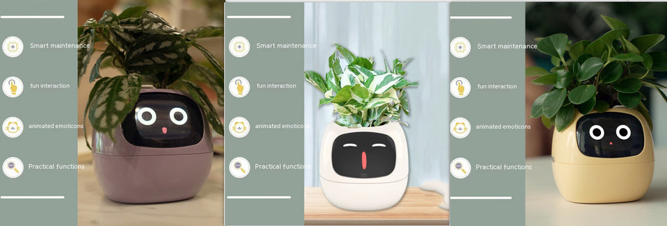 Smart Planter with AI | Fun Expressions & Easy Plant Care