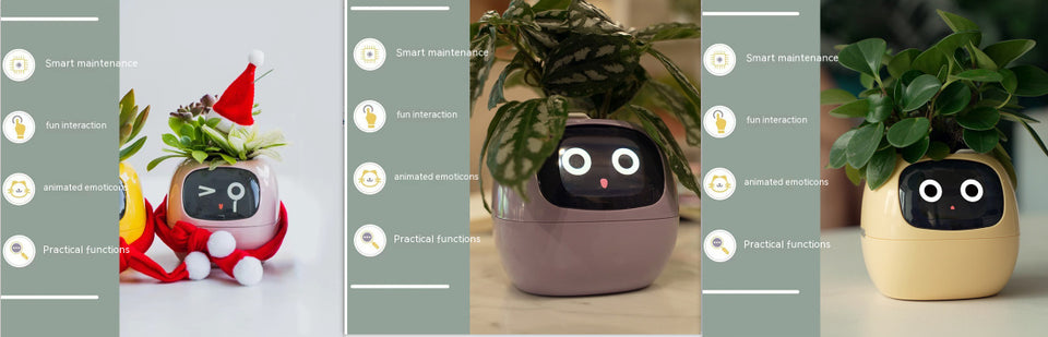 Smart Planter with AI | Fun Expressions & Easy Plant Care