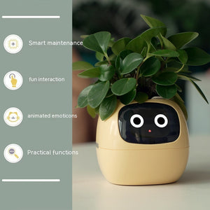 Smart Planter with AI | Fun Expressions & Easy Plant Care