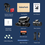 360° Dash Cam | 4-Channel Car Camera with GPS & Night Vision