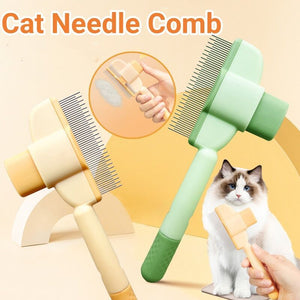 Professional Pet Comb | Easy Grooming with Release Button