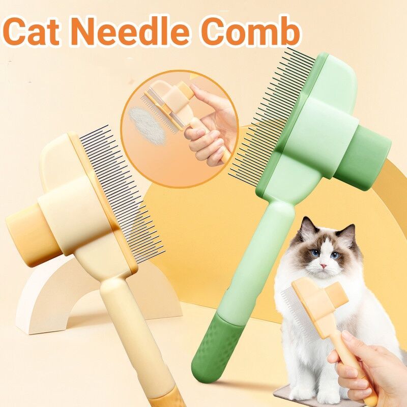Professional Pet Comb | Easy Grooming with Release Button