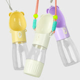 2-in-1 Portable Dog Water Bottle with Food Container
