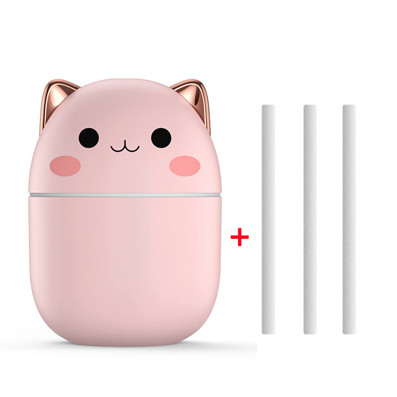 Cute Cat Air Humidifier | Silent USB Aroma Purifier